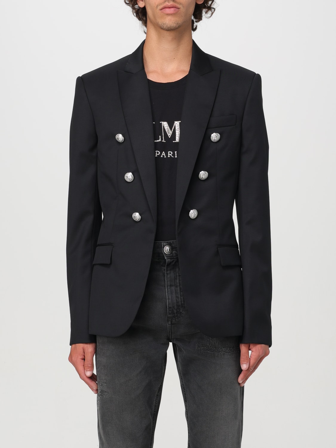 BALMAIN BLAZER: Blazer men Balmain, Black - Img 1