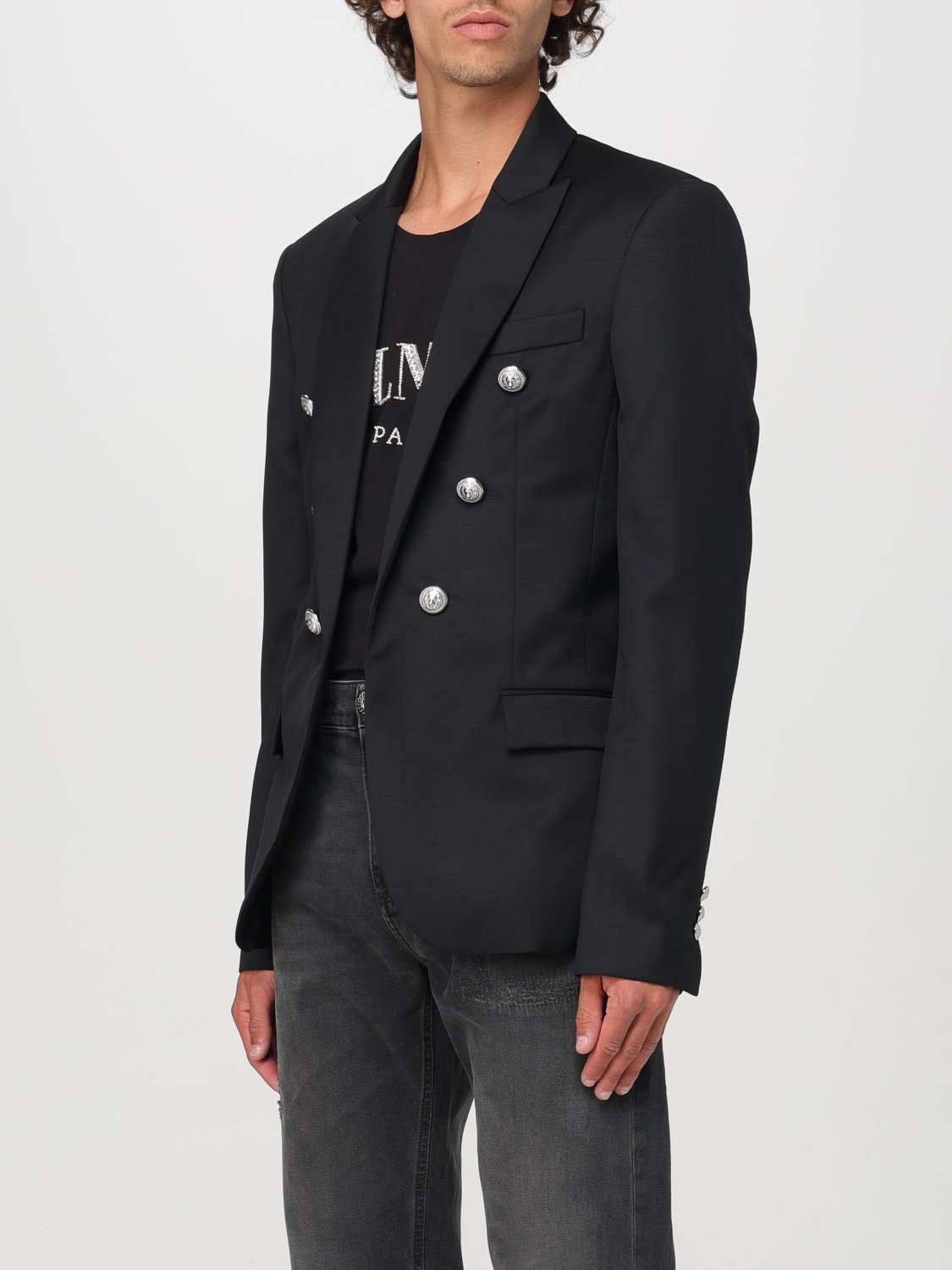 BALMAIN BLAZER: Blazer men Balmain, Black - Img 4