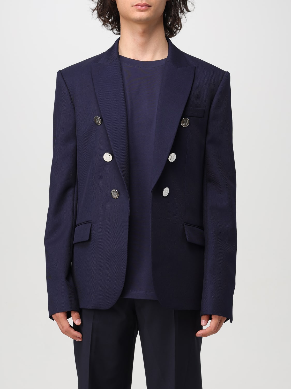 BALMAIN BLAZER: Blazer men Balmain, Marine - Img 1