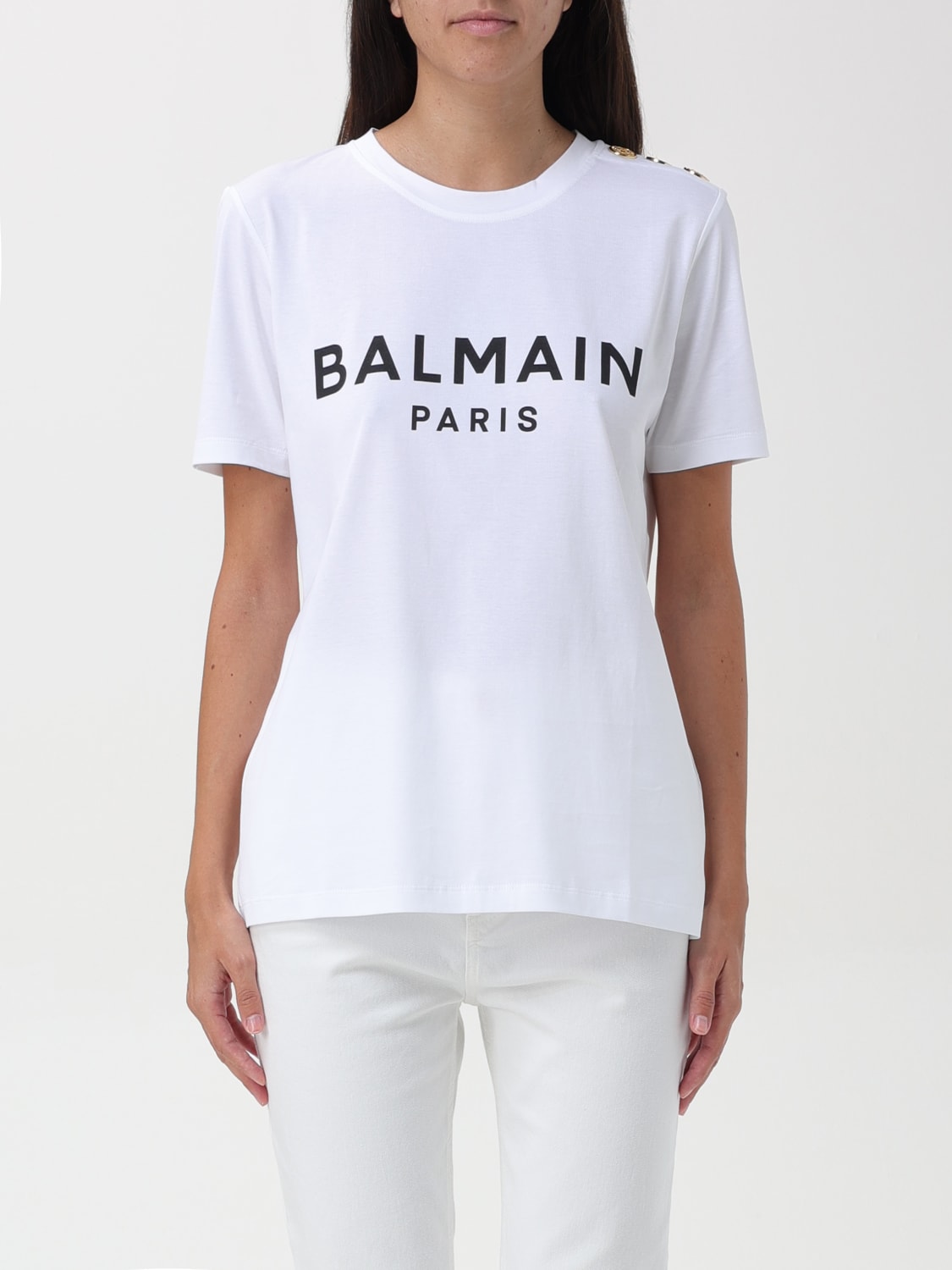 Giglio T-shirt con logo Balmain