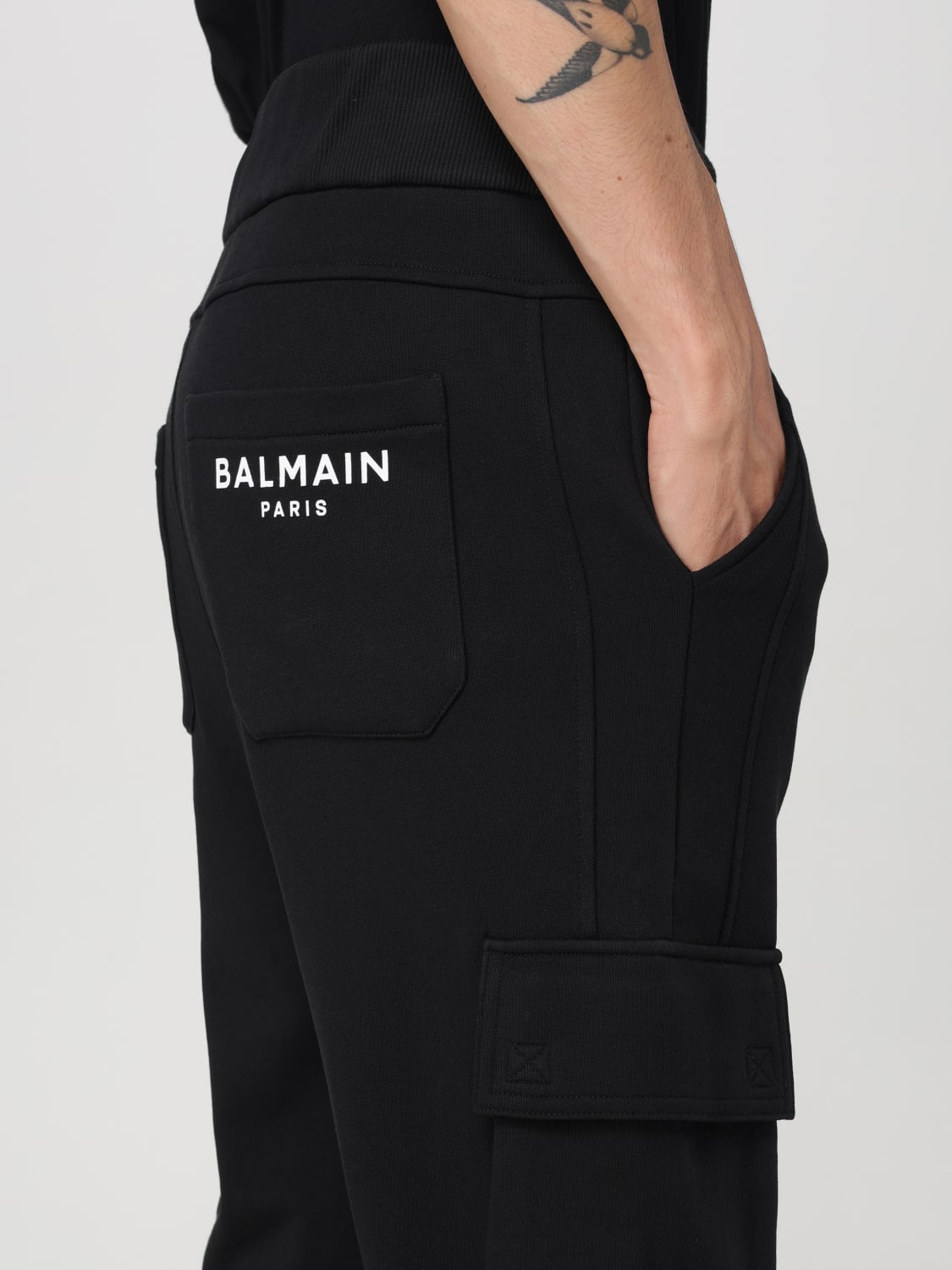 BALMAIN PANTS: Pants men Balmain, Black - Img 5