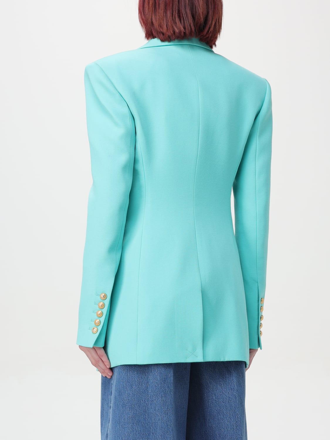 BALMAIN BLAZER: Blazer woman Balmain, Blue - Img 3