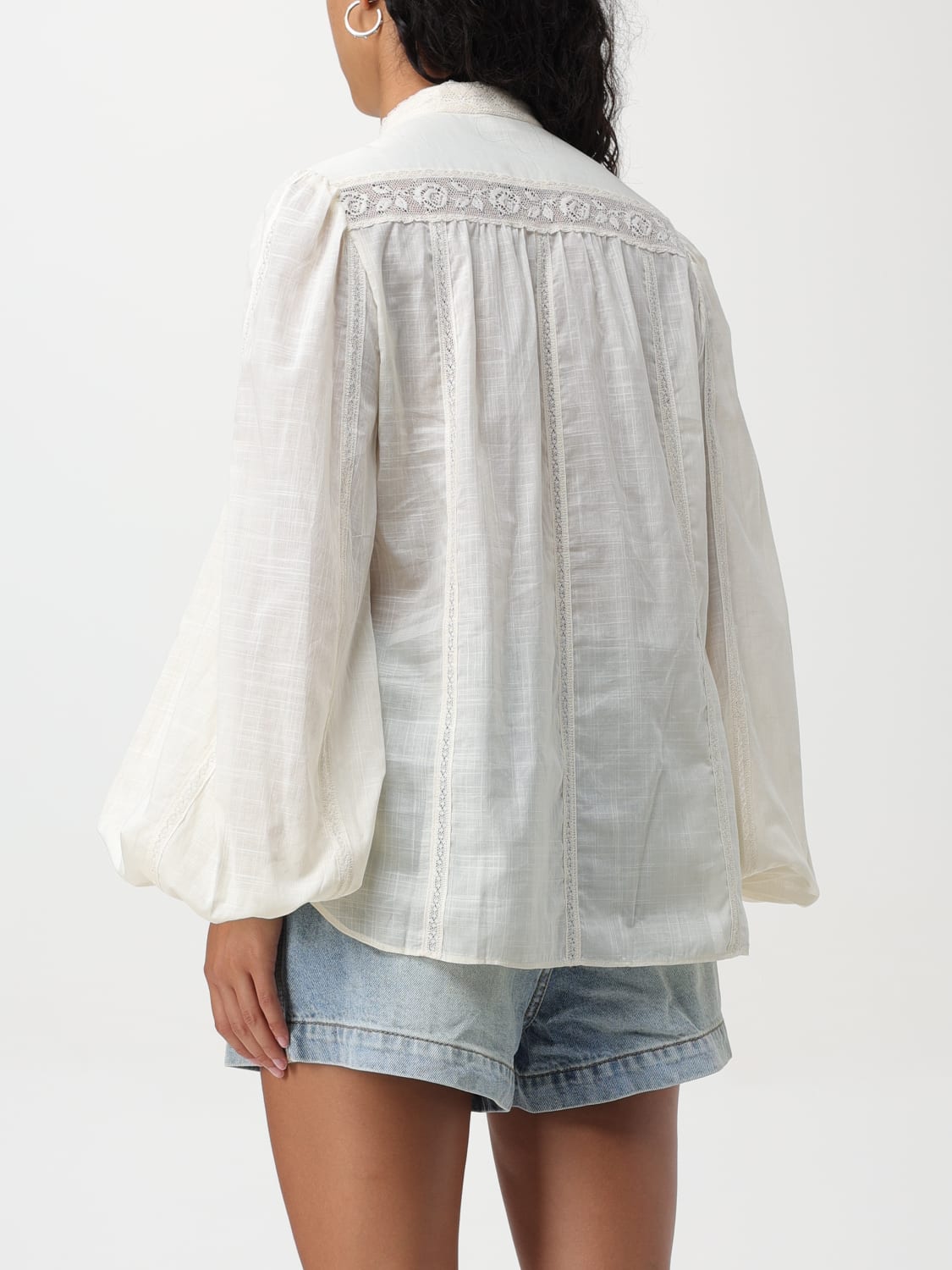 ZIMMERMANN CAMISA: Camisa mujer Zimmermann, Crema - Img 3