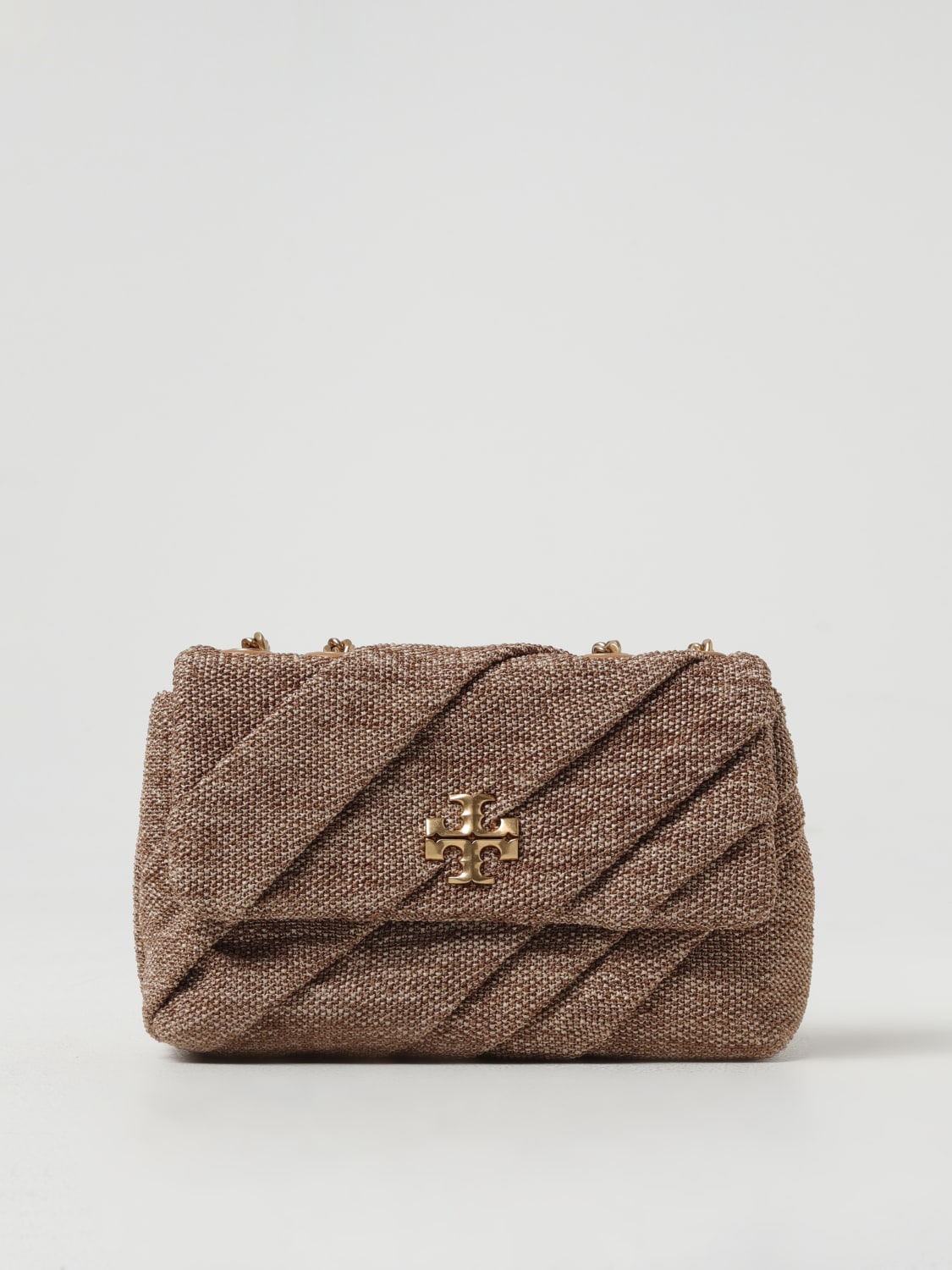 Giglio Borsa Kira Tory Burch in rafia drappeggiata