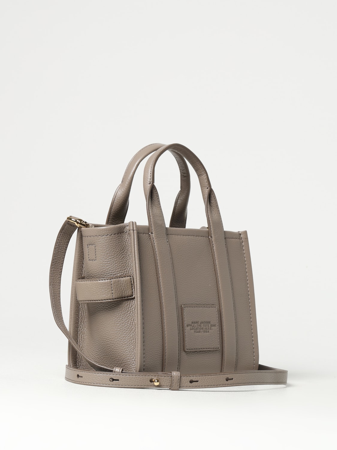 MARC JACOBS BORSA TOTE: Borsa The Tote Bag Marc Jacobs in pelle a grana , Naturale - Img 2