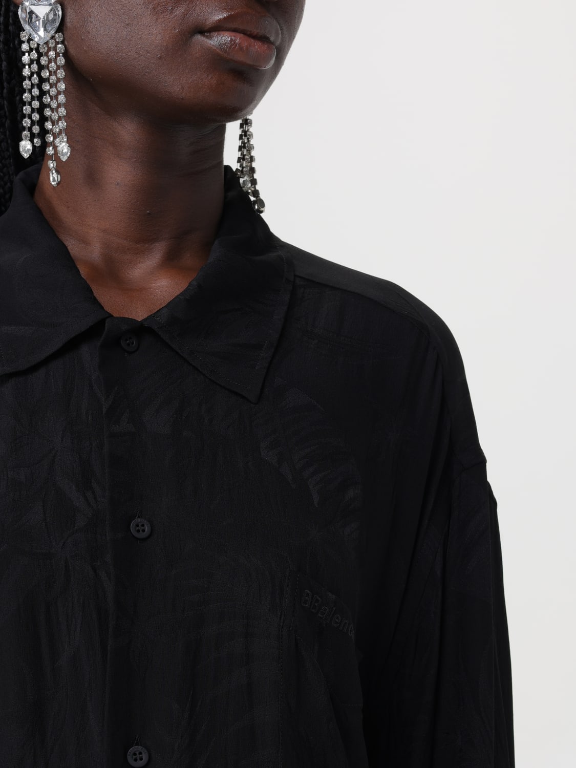 BALENCIAGA SHIRT: Shirt woman Balenciaga, Black - Img 5