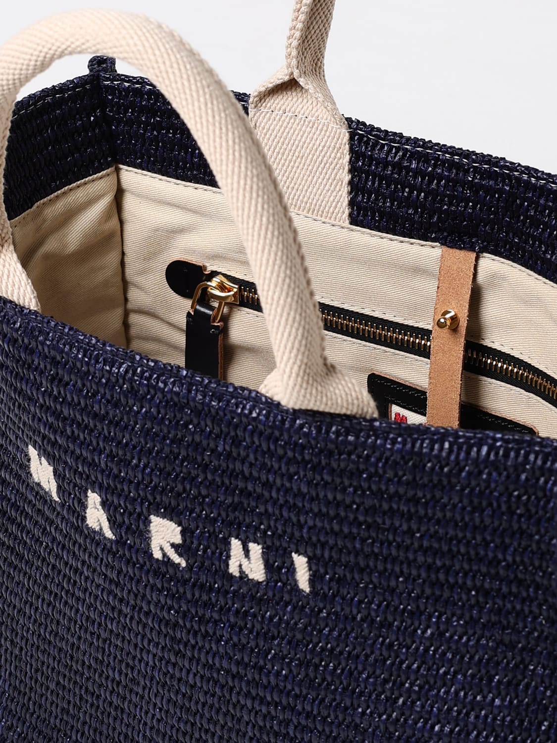 MARNI BOLSO DE MANO: Bolso de mano mujer Marni, Azul Oscuro - Img 4