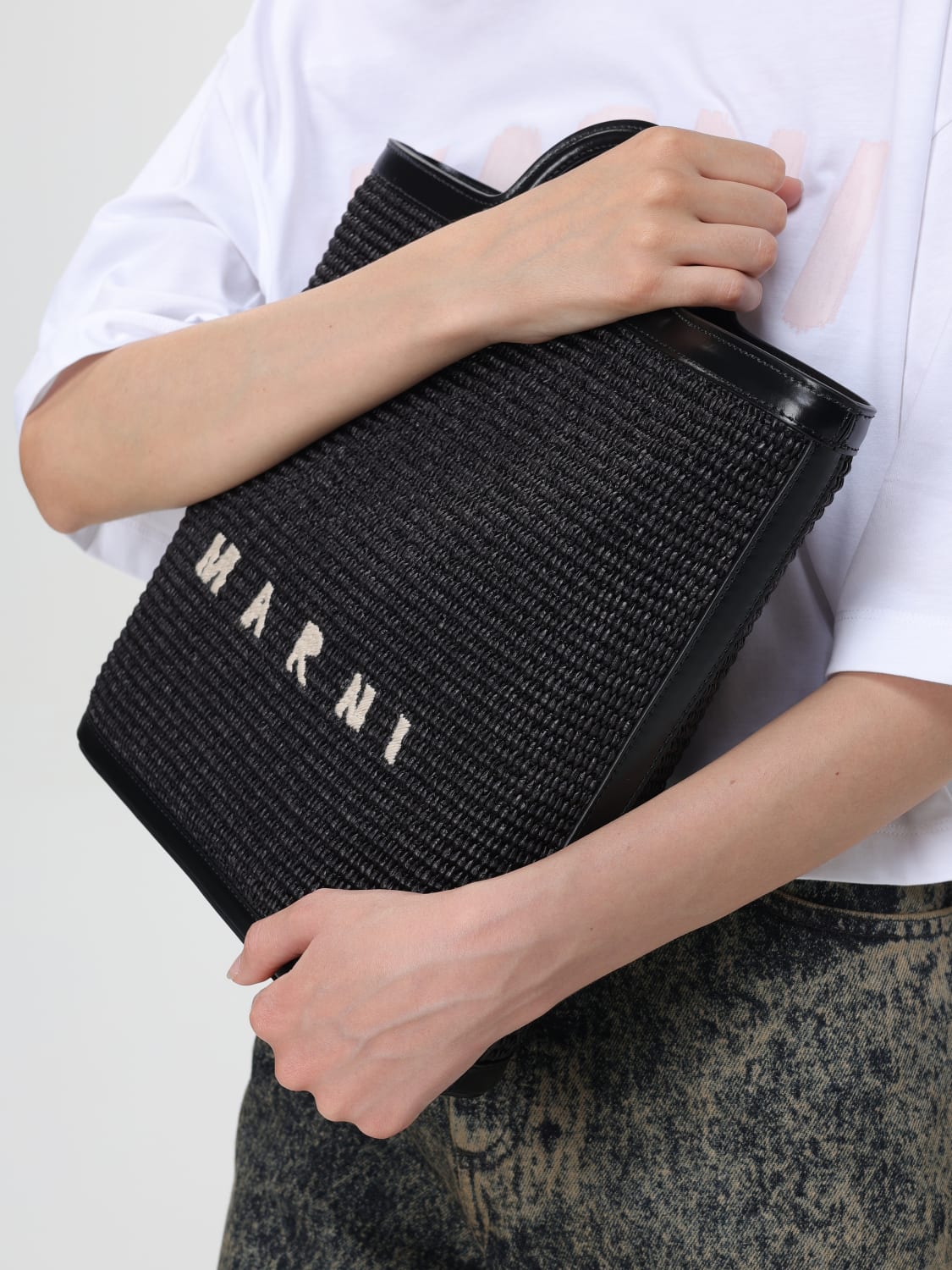 MARNI BOLSO DE MANO: Bolso de mano mujer Marni, Negro - Img 2