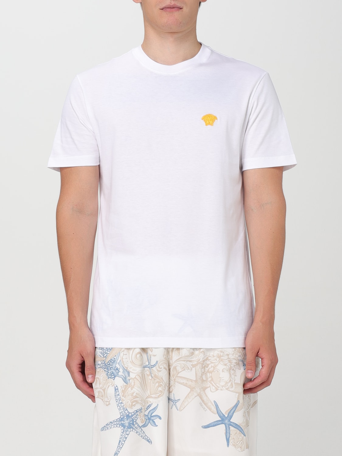 VERSACE T-SHIRT: T-shirt men Versace, White - Img 1