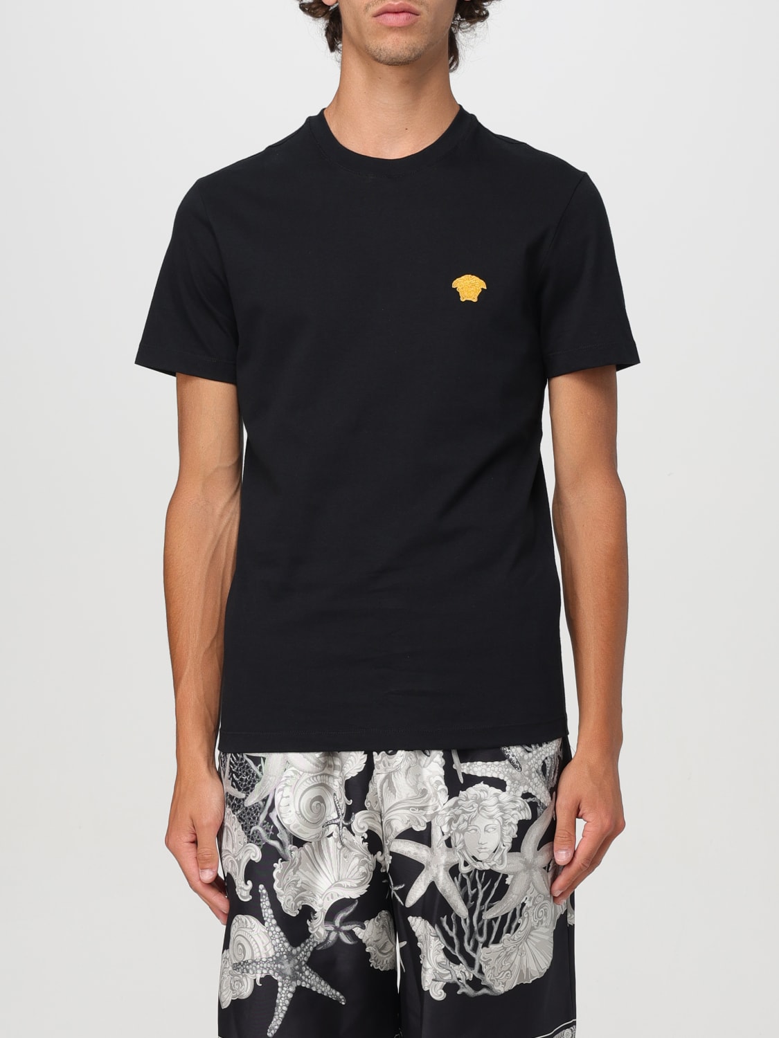 VERSACE T-SHIRT: T-shirt herren Versace, Schwarz - Img 1