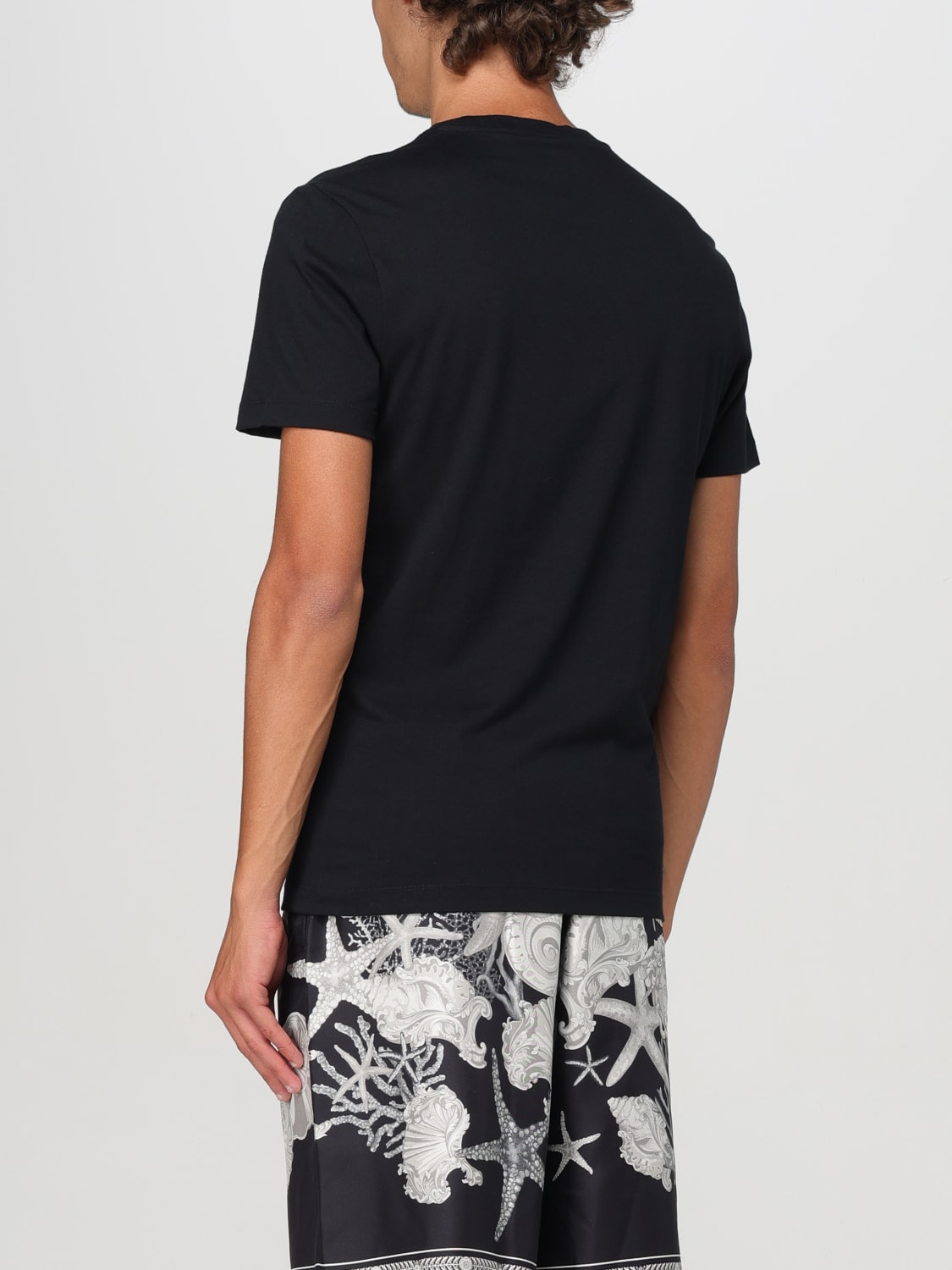 VERSACE T-SHIRT: T-shirt herren Versace, Schwarz - Img 2