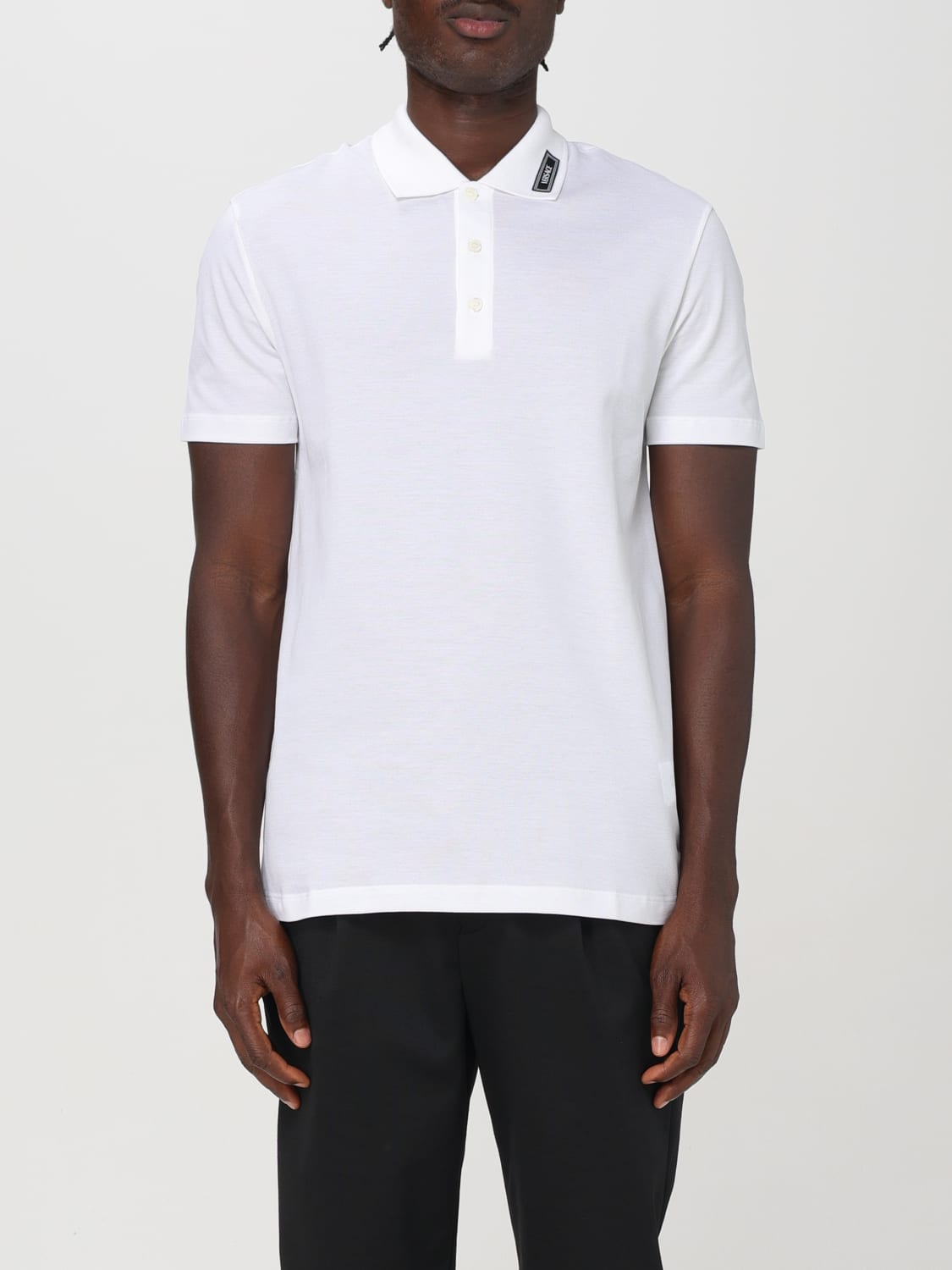 VERSACE POLO SHIRT: Jacket men Versace, White - Img 1