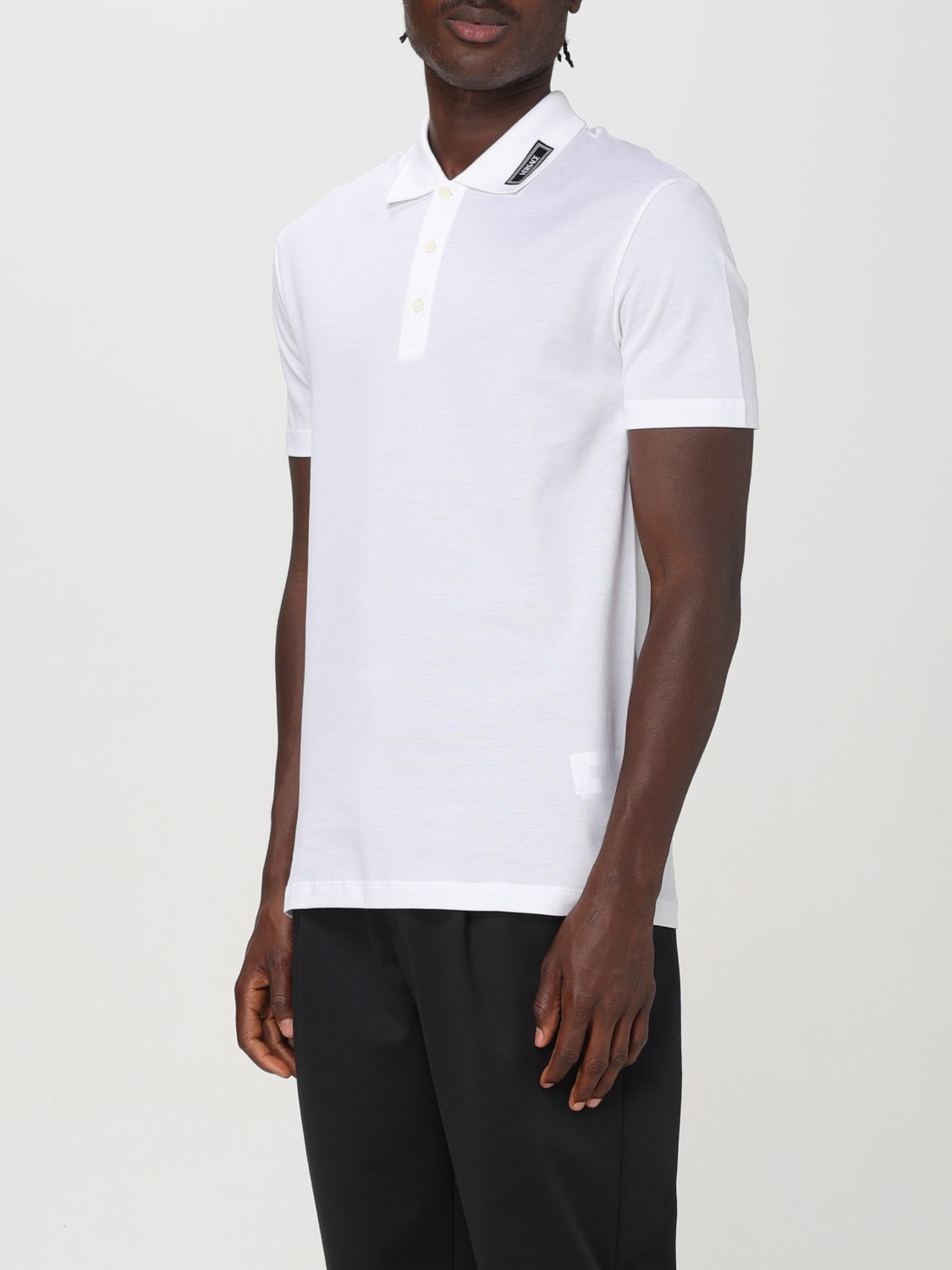 VERSACE POLO SHIRT: Jacket men Versace, White - Img 4