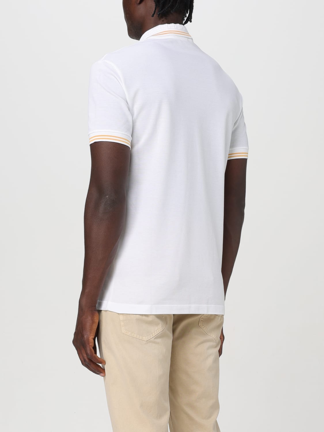 VERSACE POLO SHIRT: Polo shirt men Versace, White - Img 2