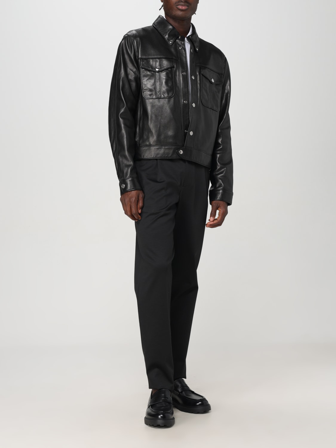 VERSACE JACKET: Jacket men Versace, Black - Img 2