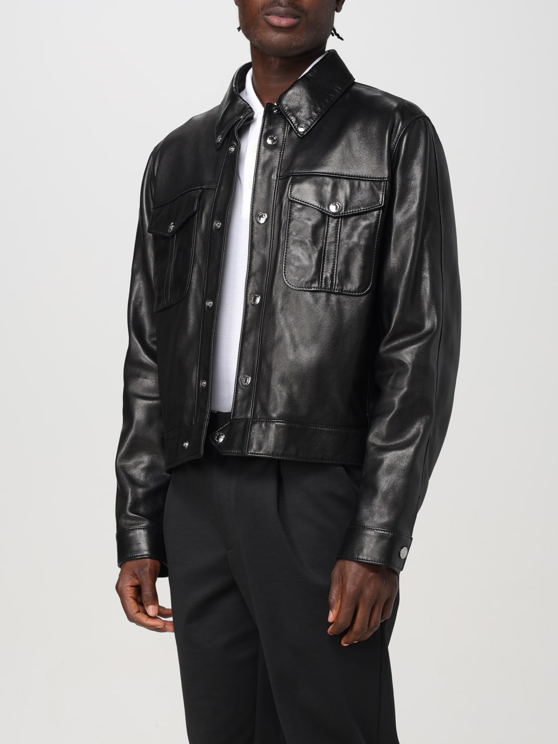 VERSACE JACKET: Jacket men Versace, Black - Img 4