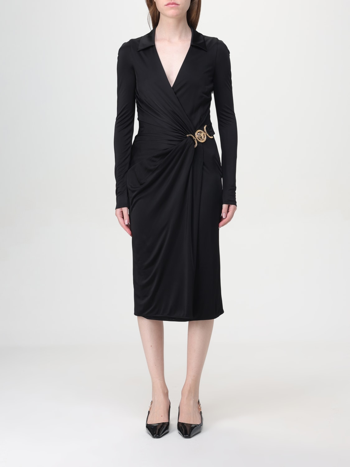 VERSACE KLEIDER: Kleider damen Versace, Schwarz - Img 1