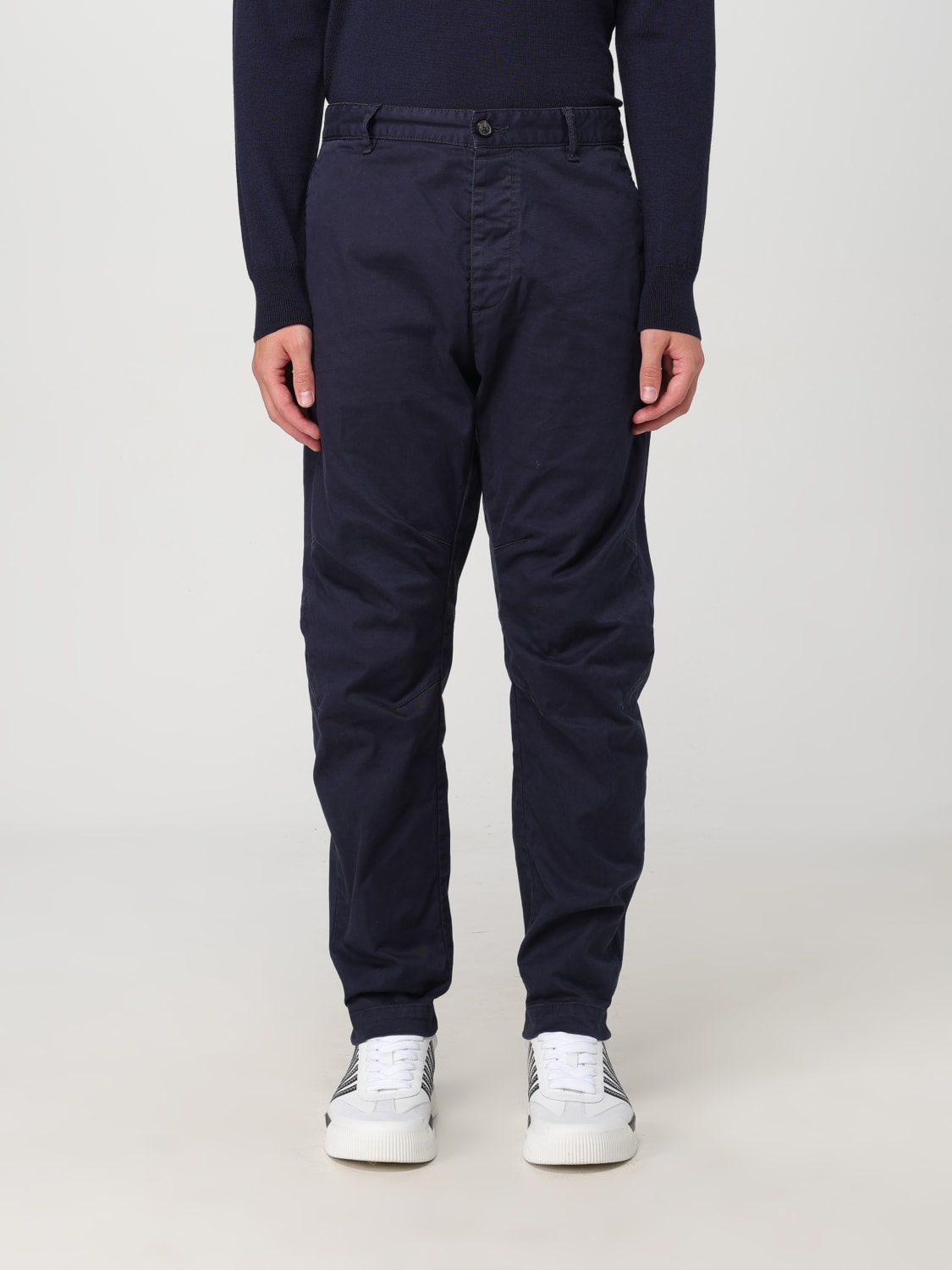 Giglio Pantalone tapered di cotone Dsquared2