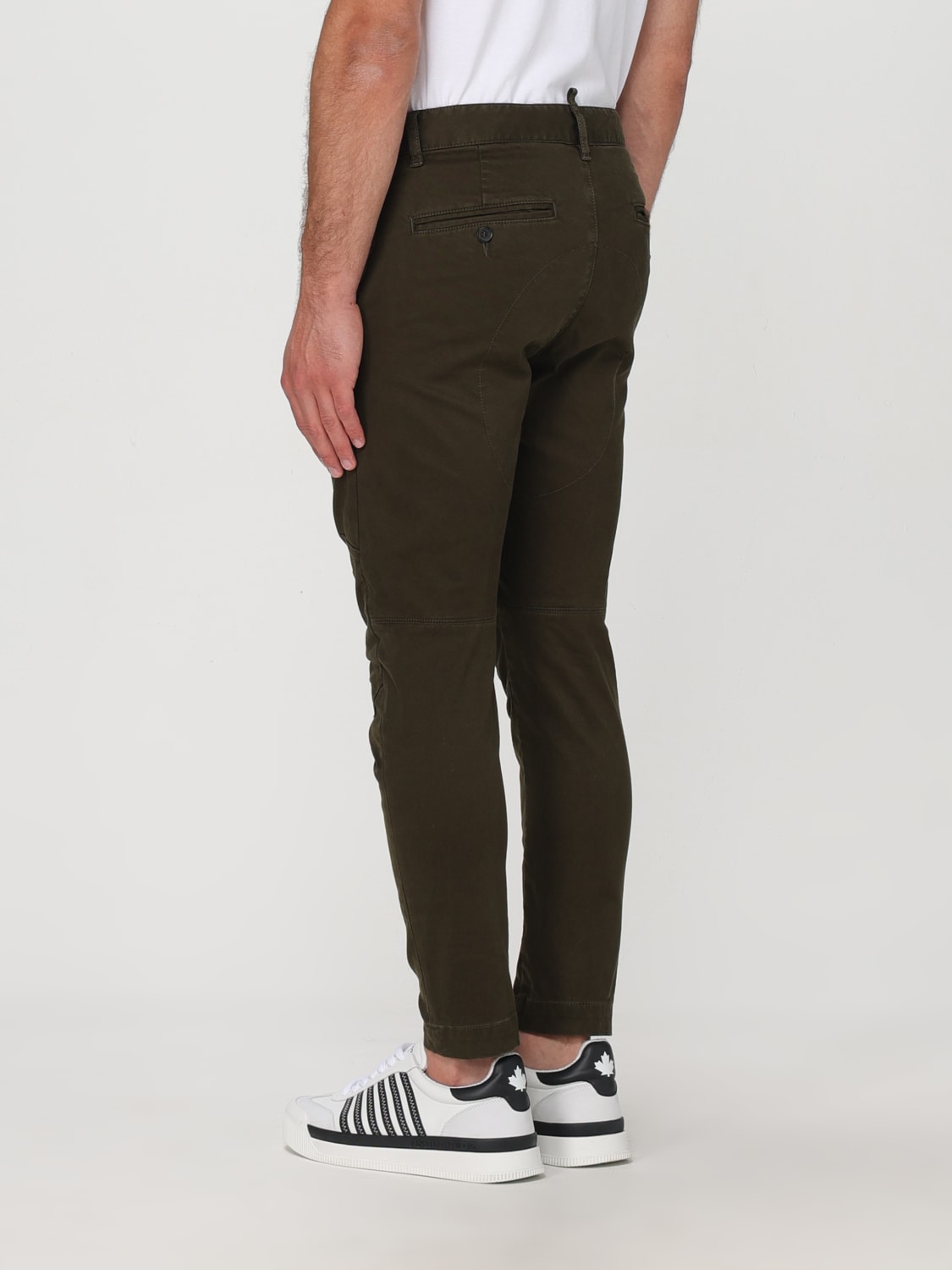 DSQUARED2 PANTS: Pants men Dsquared2, Green - Img 2