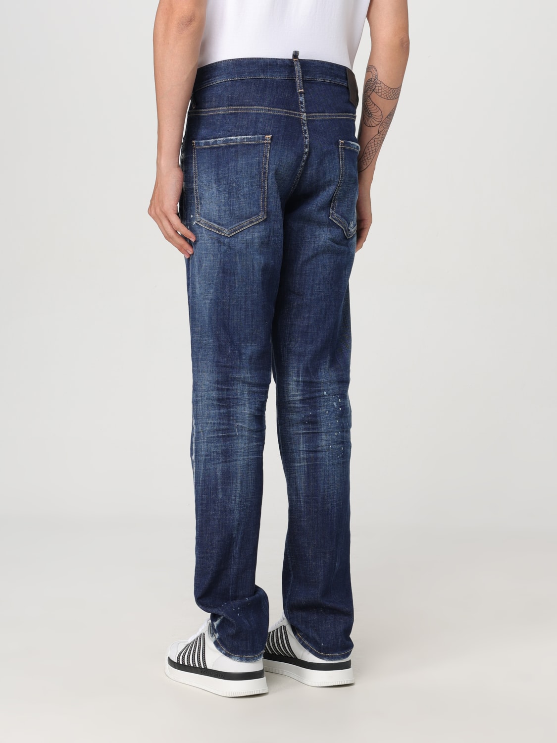 DSQUARED2 JEANS: Jeans homme Dsquared2, Bleu - Img 3