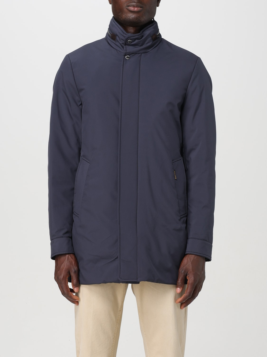Giglio Cappotto Moorer con dettagli in suede