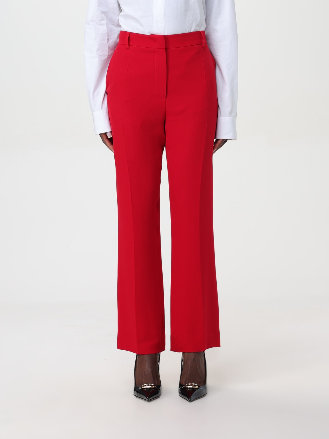 VALENTINO PANTALON: Pantalon femme Valentino, Rouge - Img 1