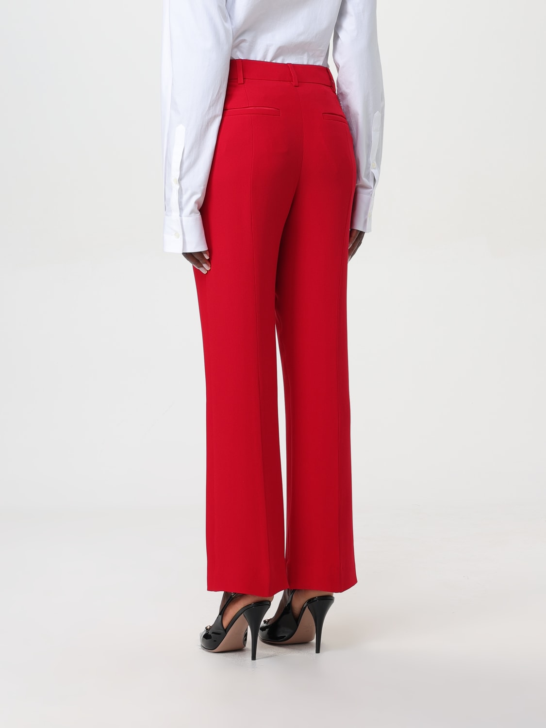 VALENTINO PANTALON: Pantalon femme Valentino, Rouge - Img 3