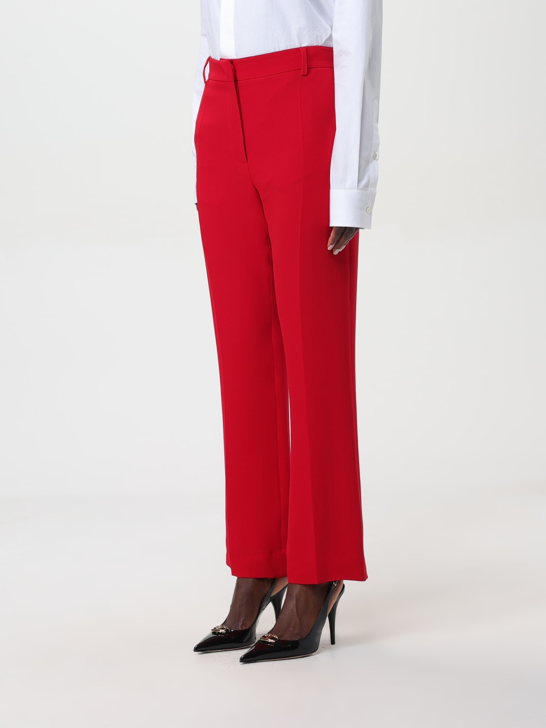 VALENTINO PANTALON: Pantalon femme Valentino, Rouge - Img 4