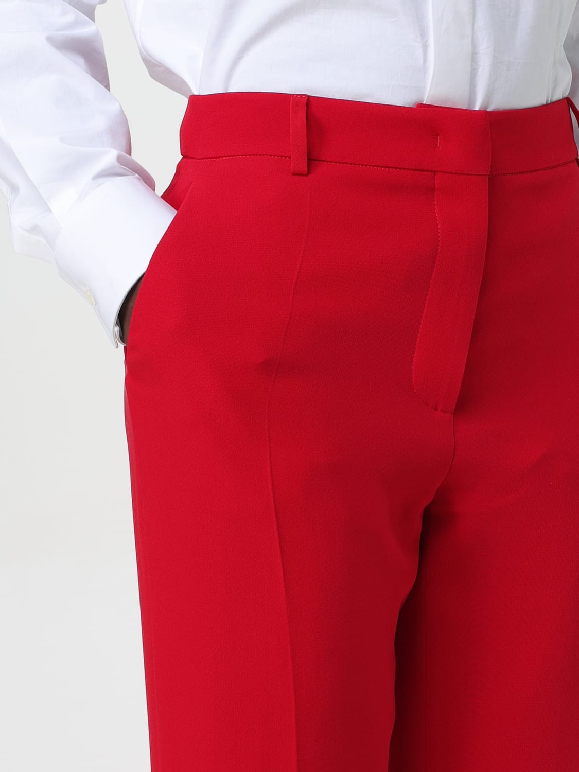 VALENTINO PANTALON: Pantalon femme Valentino, Rouge - Img 5