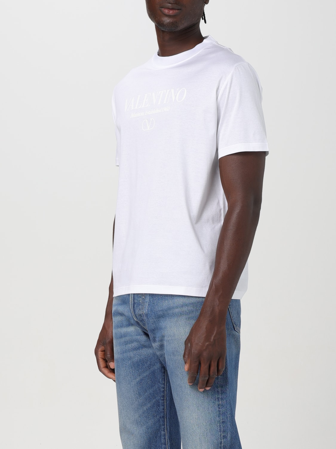 VALENTINO T-SHIRT: T-shirt men Valentino, White - Img 4