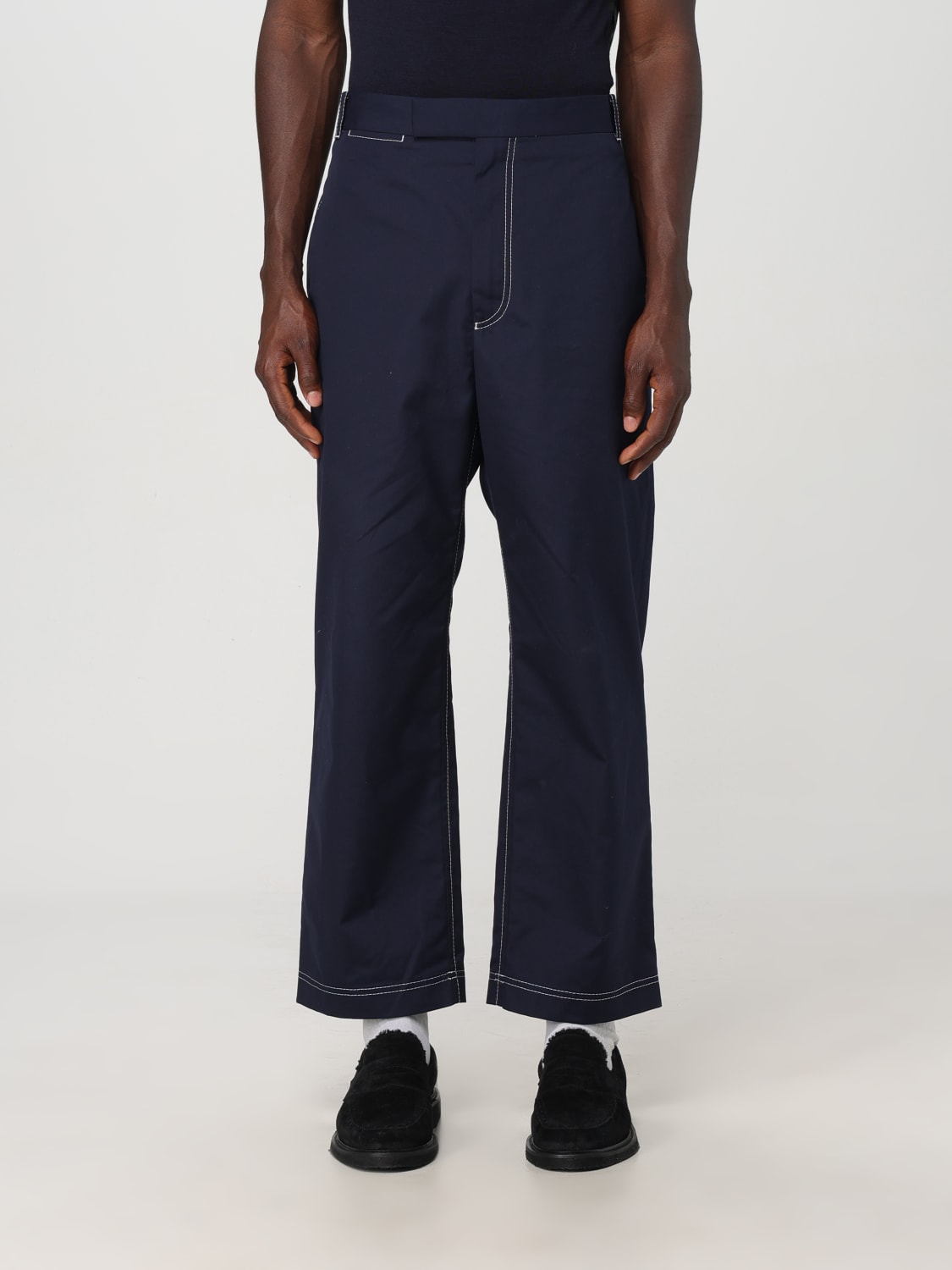 THOM BROWNE PANTS: Pants men Thom Browne, Navy - Img 1