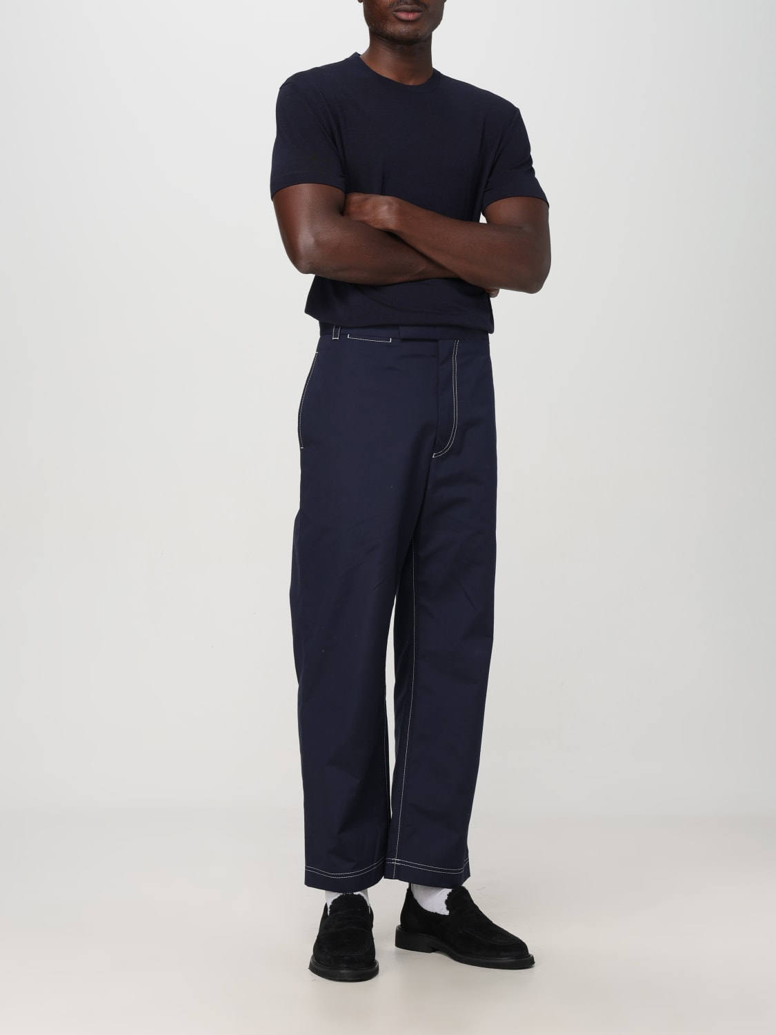 THOM BROWNE PANTS: Pants men Thom Browne, Navy - Img 2