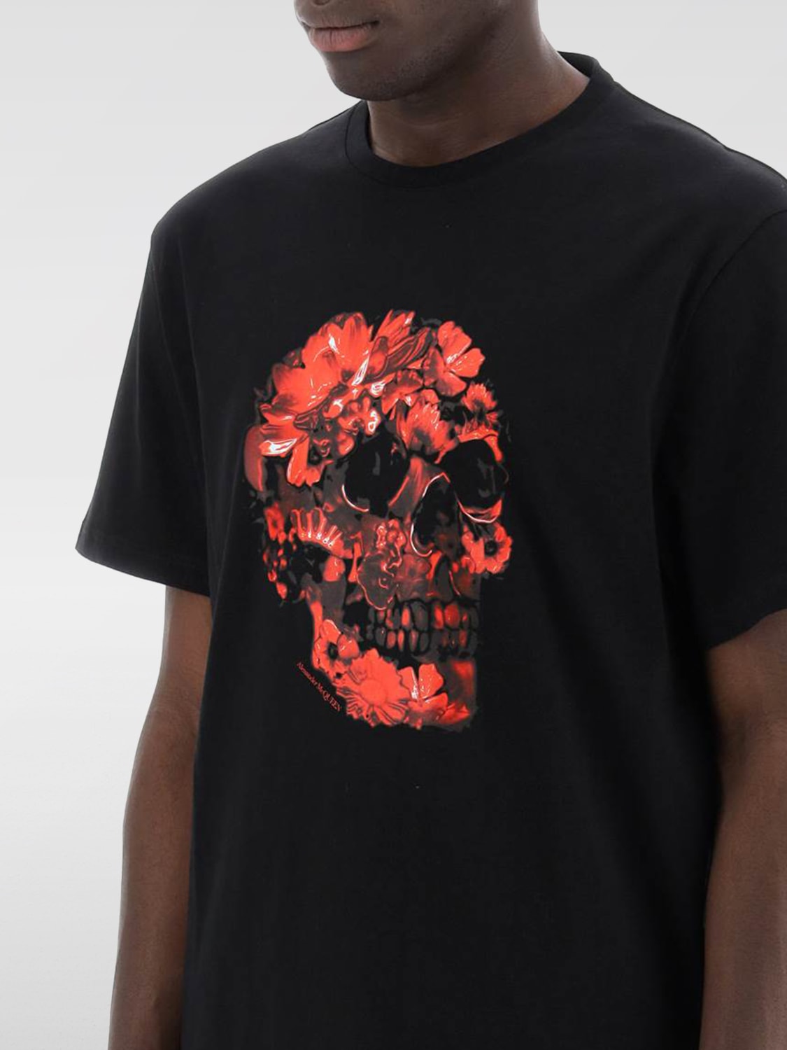 ALEXANDER MCQUEEN T-SHIRT: T-shirt men Alexander McQueen, Black - Img 3