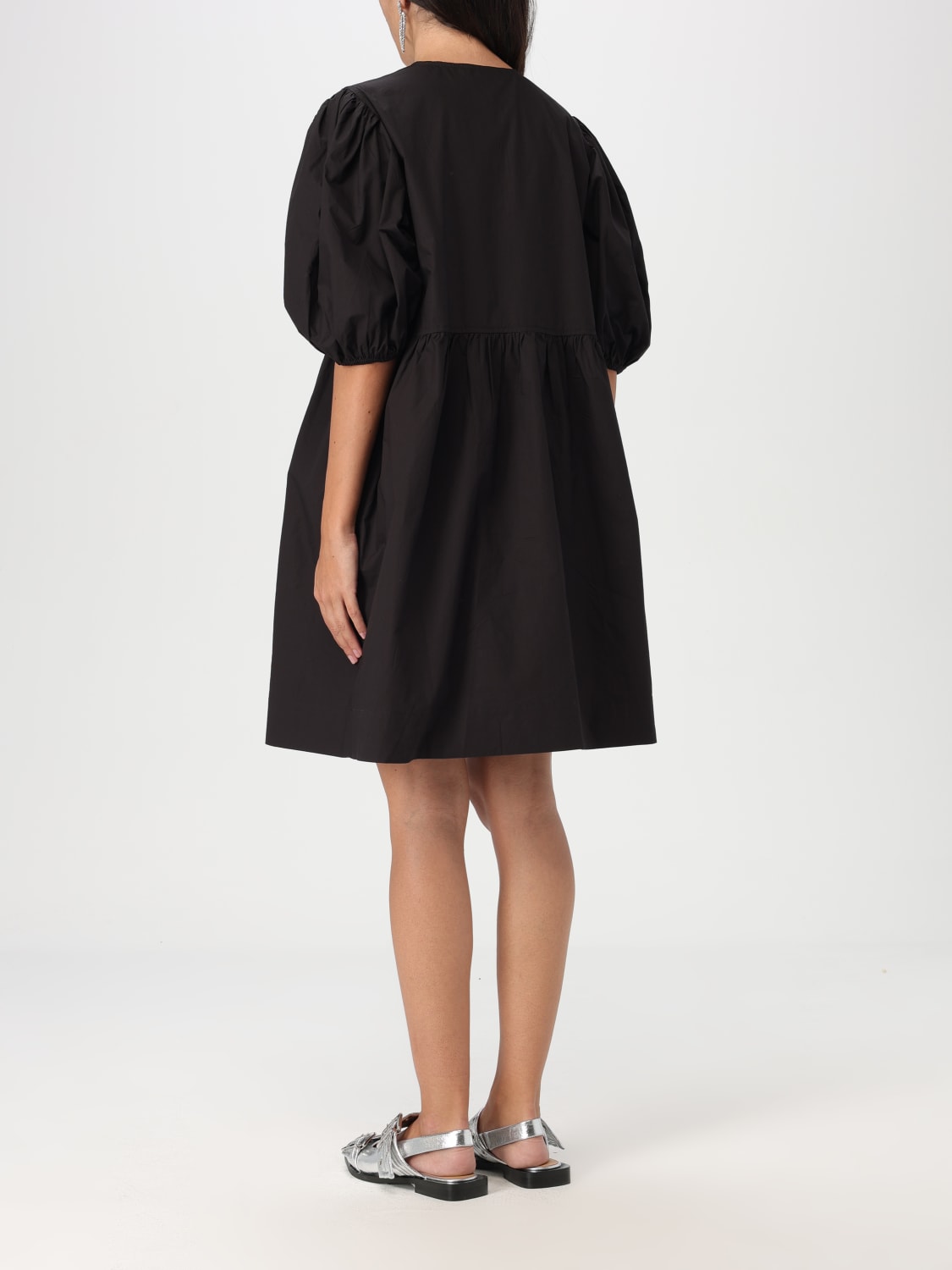 GANNI DRESS: Dress woman Ganni, Black - Img 2