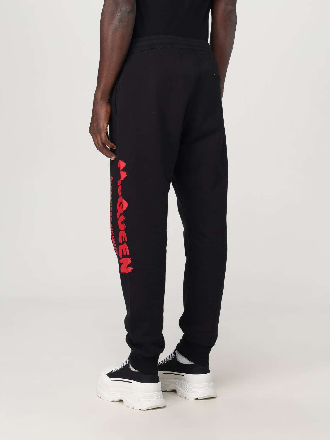 ALEXANDER MCQUEEN PANTS: Pants men Alexander McQueen, Black - Img 3