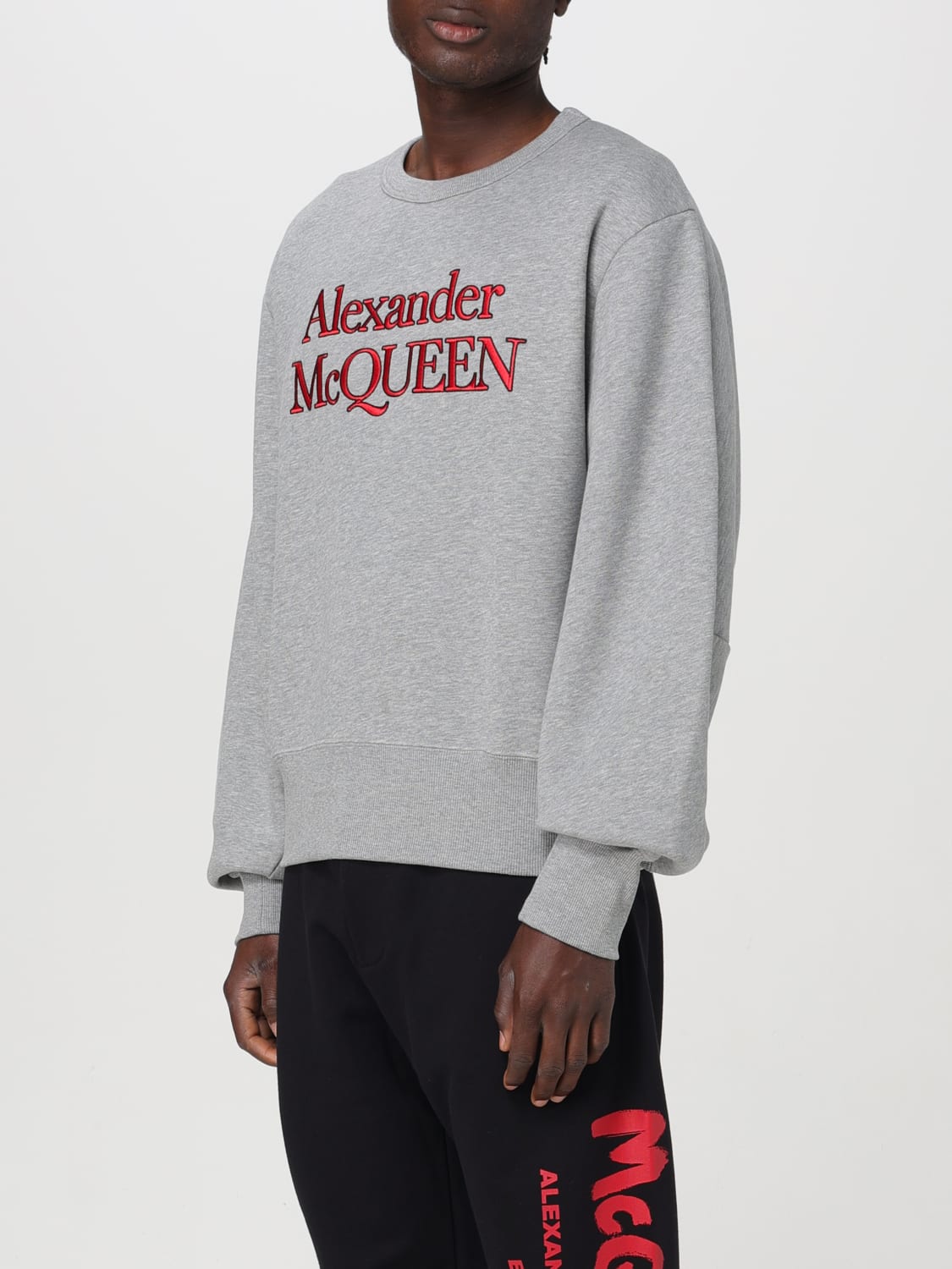 ALEXANDER MCQUEEN SWEATSHIRT: Sweatshirt men Alexander McQueen, Grey - Img 4