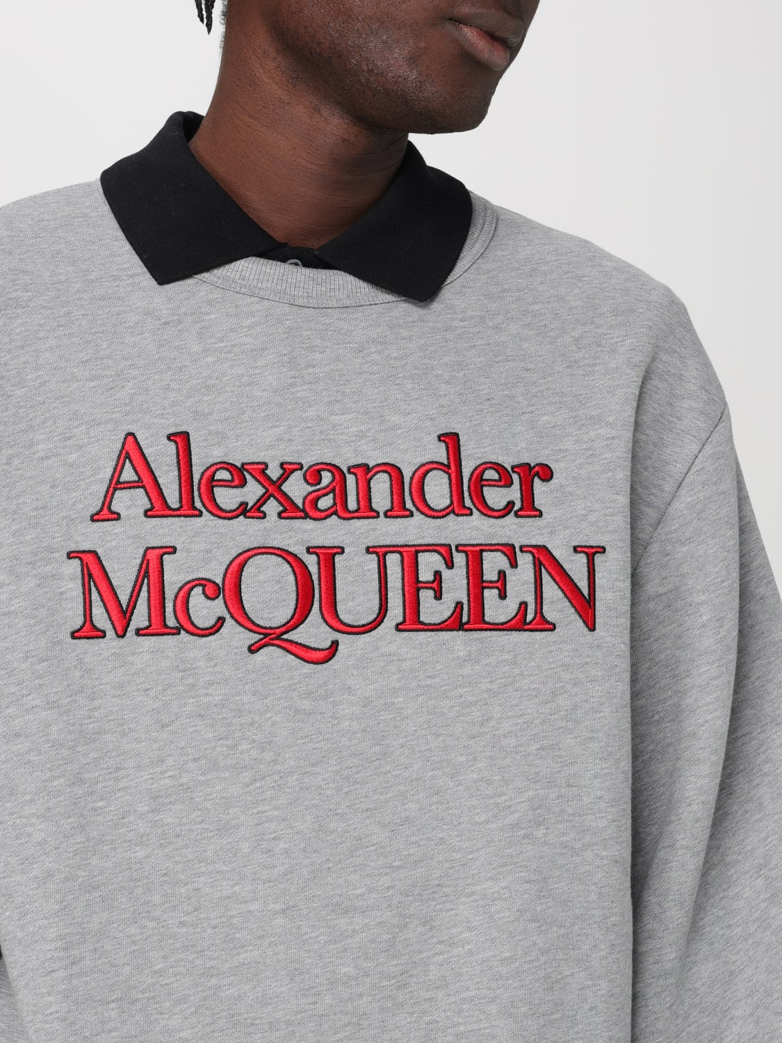 ALEXANDER MCQUEEN SWEATSHIRT: Sweatshirt men Alexander McQueen, Grey - Img 5