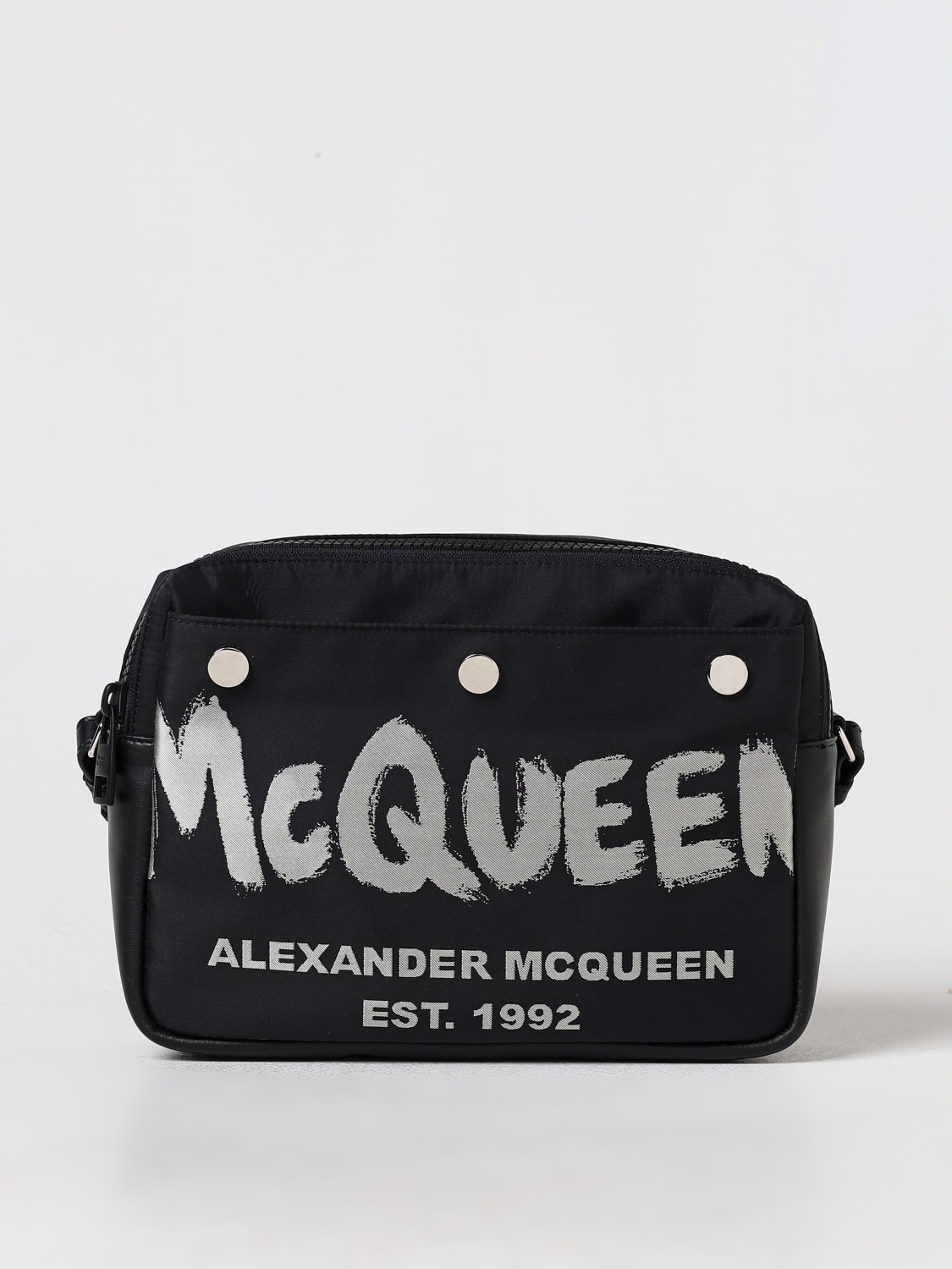 Giglio Borsa Graffiti Alexander McQueen in nylon con logo