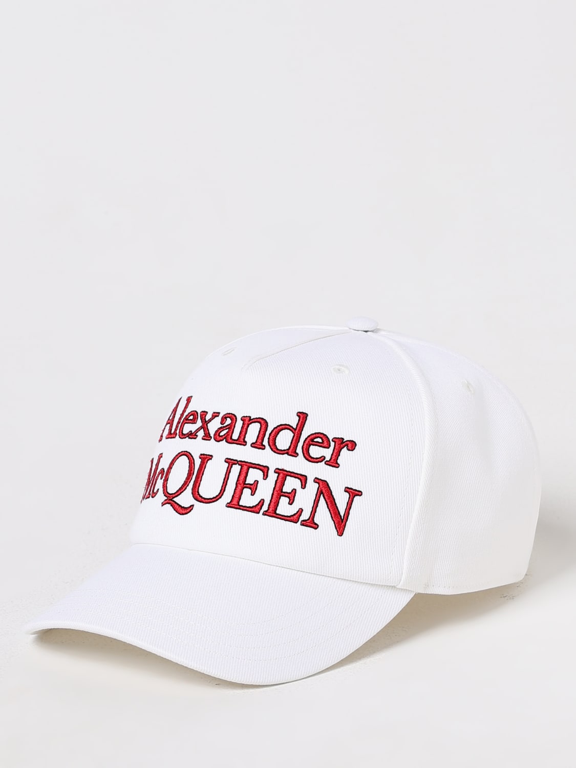 ALEXANDER MCQUEEN 모자: 모자 남성 Alexander McQueen, 화이트 - Img 1