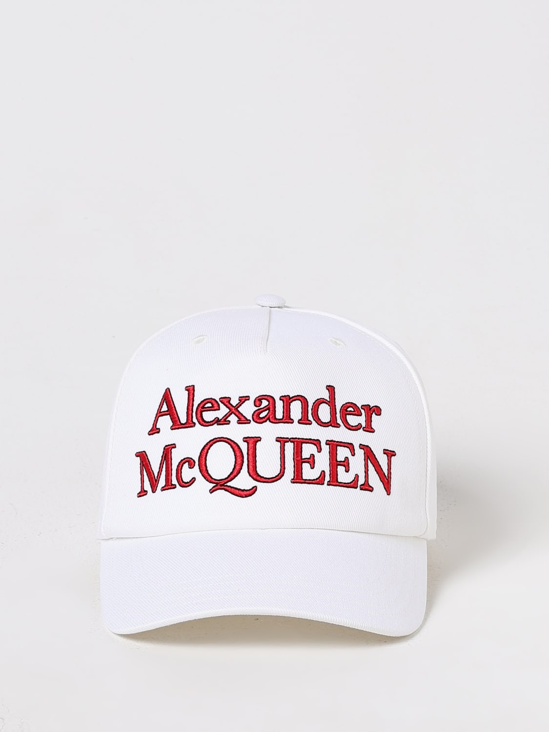 ALEXANDER MCQUEEN 모자: 모자 남성 Alexander McQueen, 화이트 - Img 3