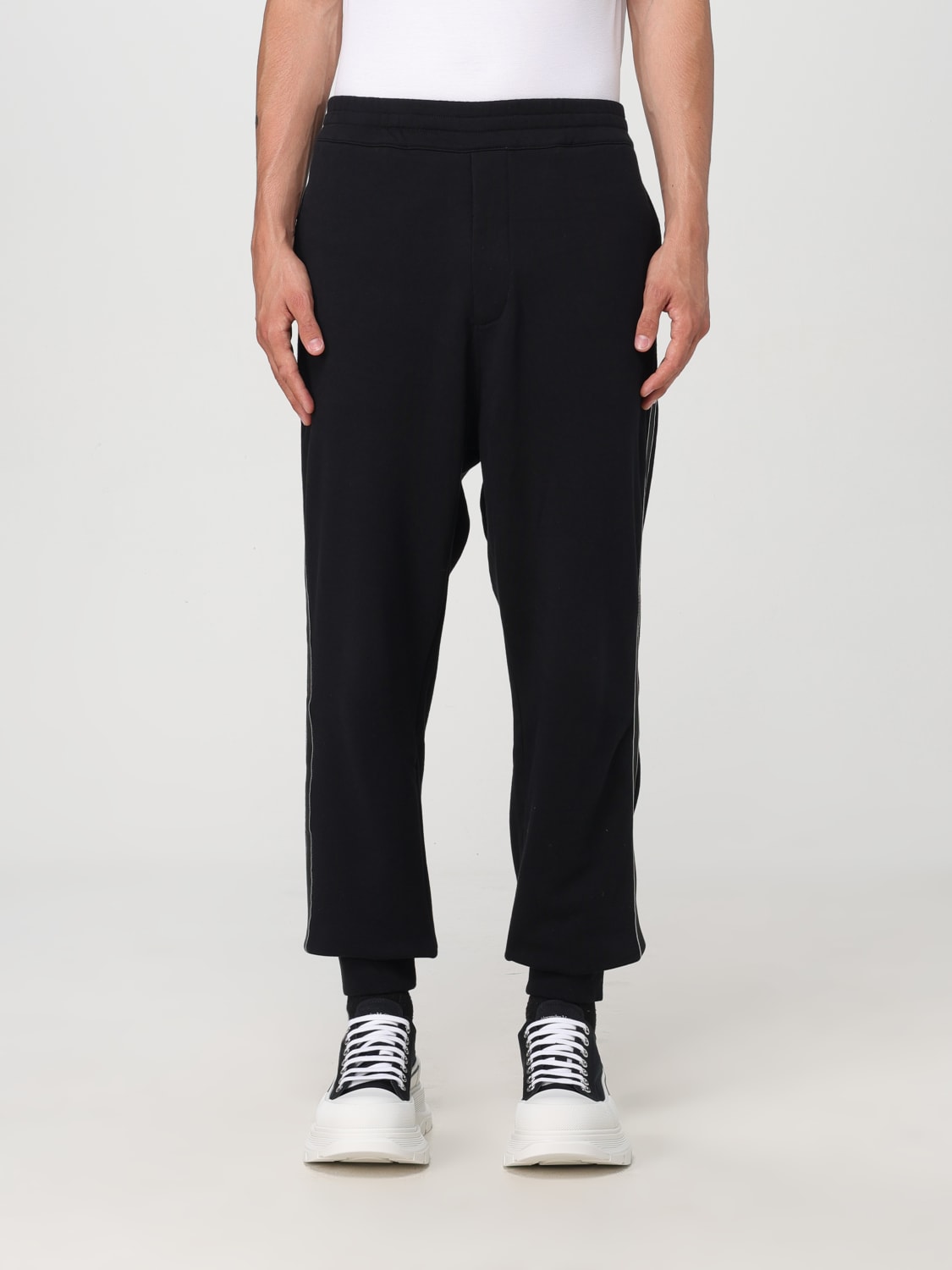 ALEXANDER MCQUEEN PANTS: Pants men Alexander McQueen, Black - Img 1