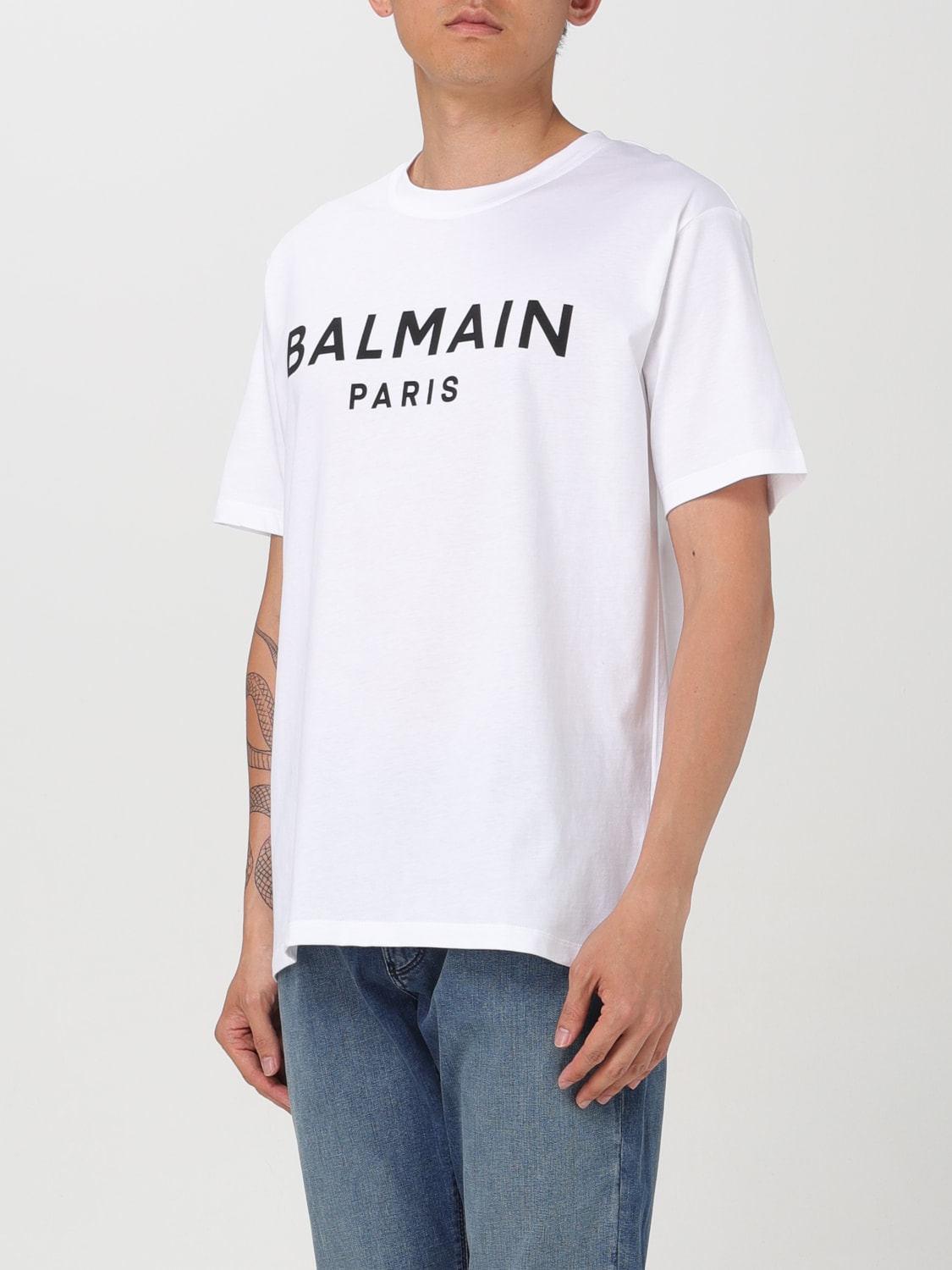 BALMAIN T-SHIRT: T-shirt men Balmain, White - Img 4