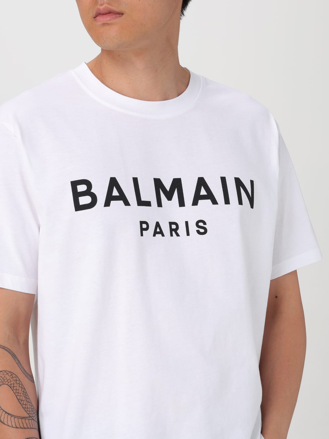 BALMAIN T-SHIRT: T-shirt men Balmain, White - Img 5