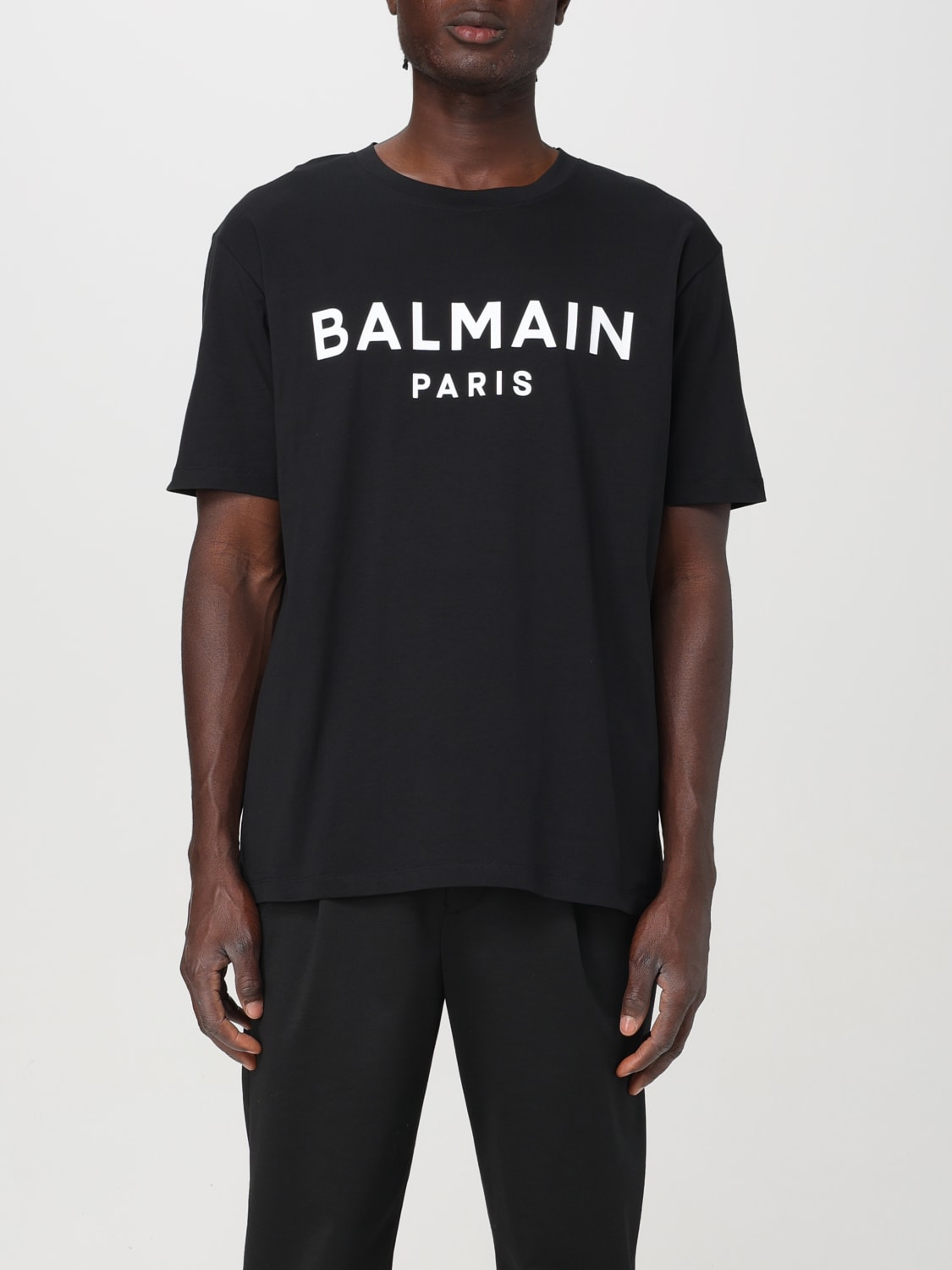 BALMAIN T-SHIRT: T-shirt men Balmain, Black - Img 1