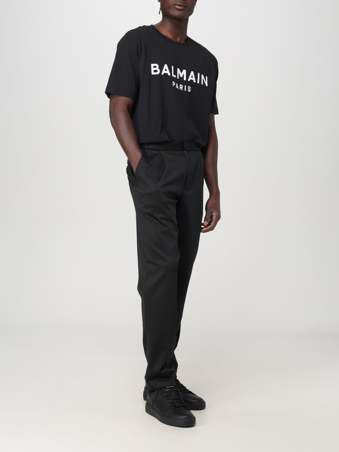 BALMAIN T-SHIRT: T-shirt men Balmain, Black - Img 2