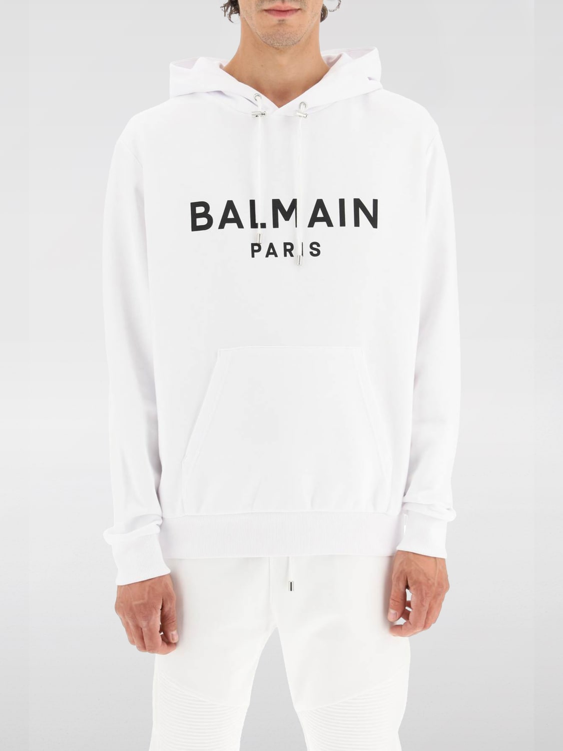 BALMAIN SWEATSHIRT: Sweatshirt men Balmain, White - Img 1