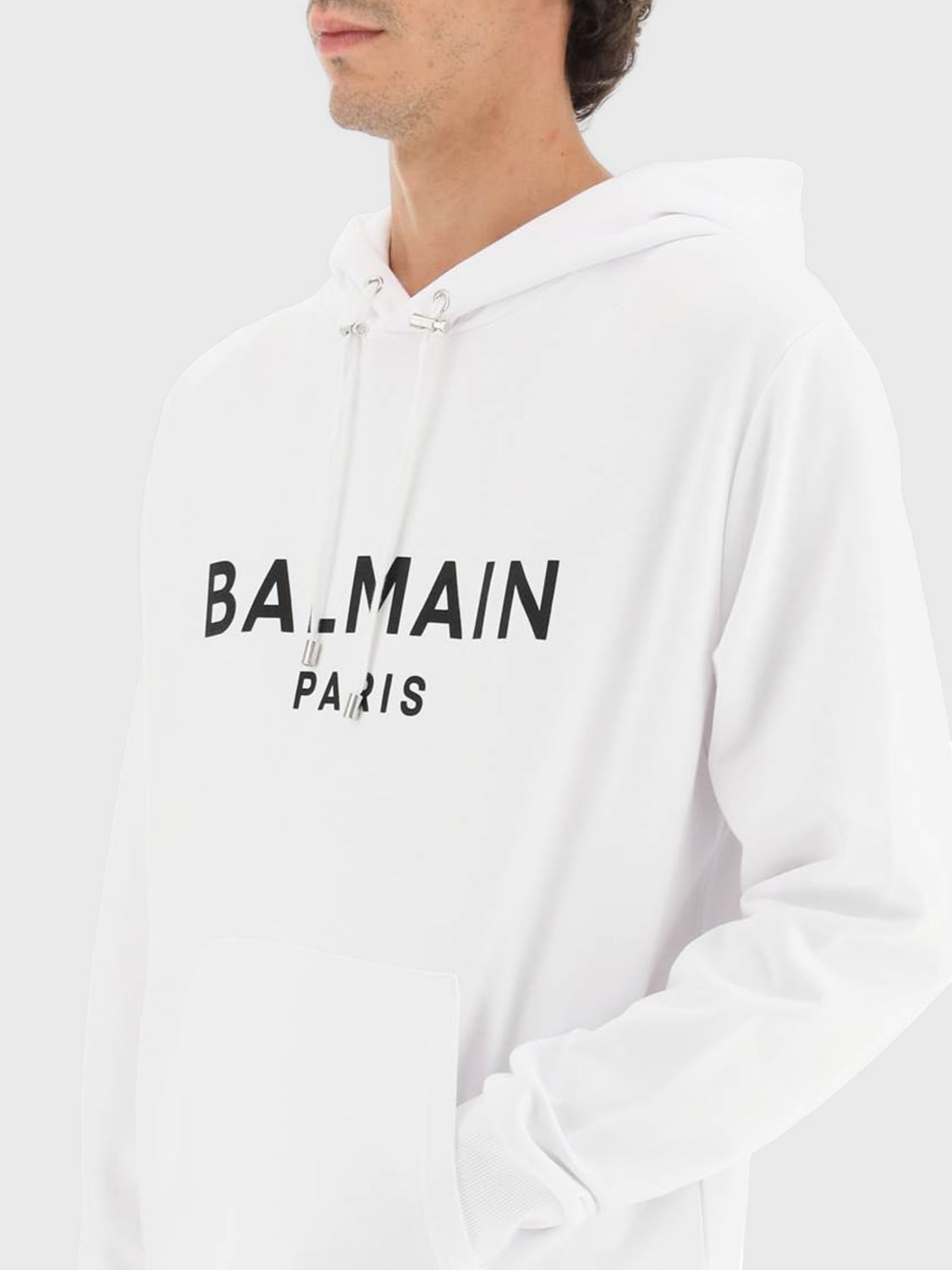 BALMAIN SWEATSHIRT: Sweatshirt men Balmain, White - Img 3