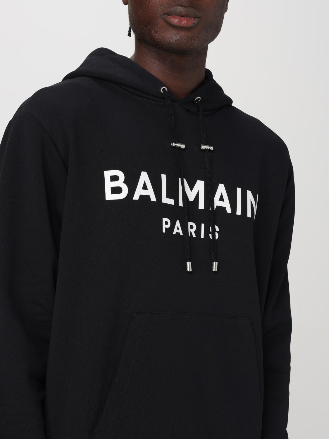 BALMAIN SWEATSHIRT: Sweatshirt men Balmain, Black - Img 5