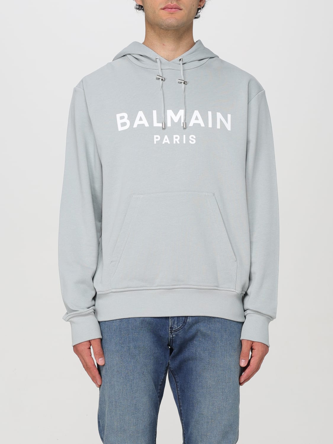 Balmain grey sweatshirt online