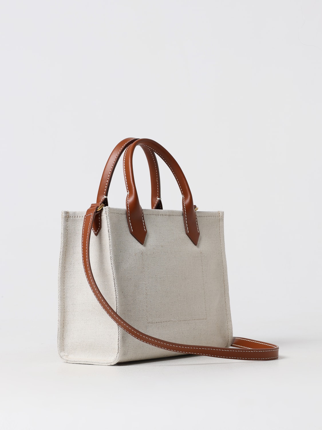 BALMAIN: Shoulder bag woman - Beige | Balmain handbag